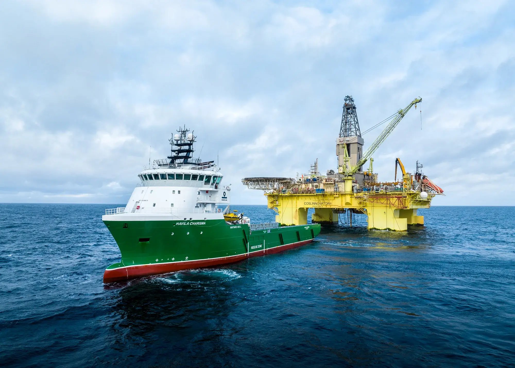 Havila Charisma, Platform Supply Vessel (PSV) at sea